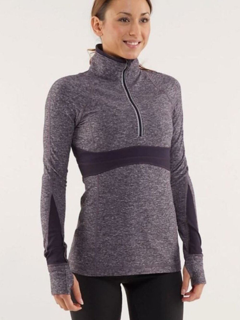 Lululemon Run Full Tilt Half Zip Pullover Size 6